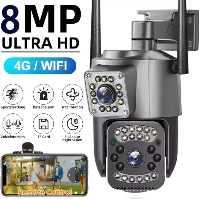 V28 8MP Dual-Lens Wireless Camera