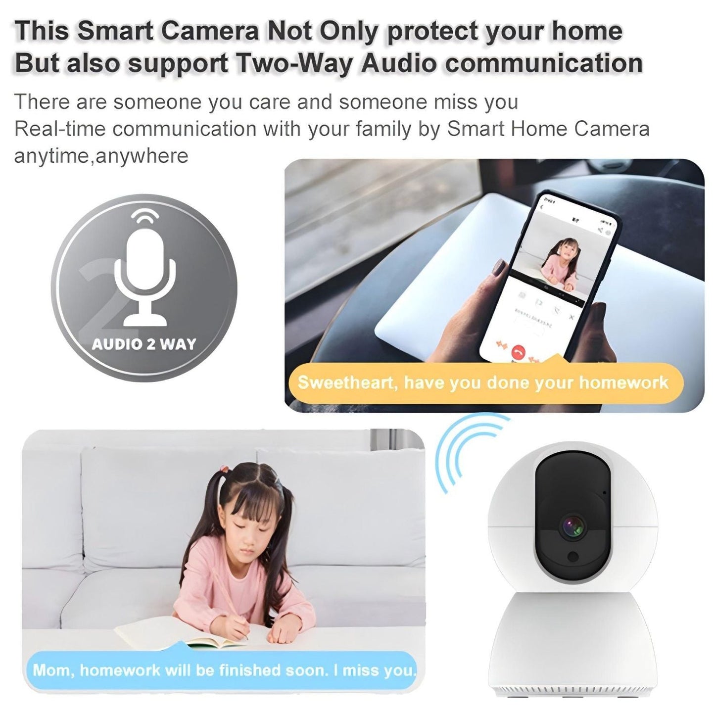 V24 Indoor 1080P Wi-Fi Smart Home Security Camera