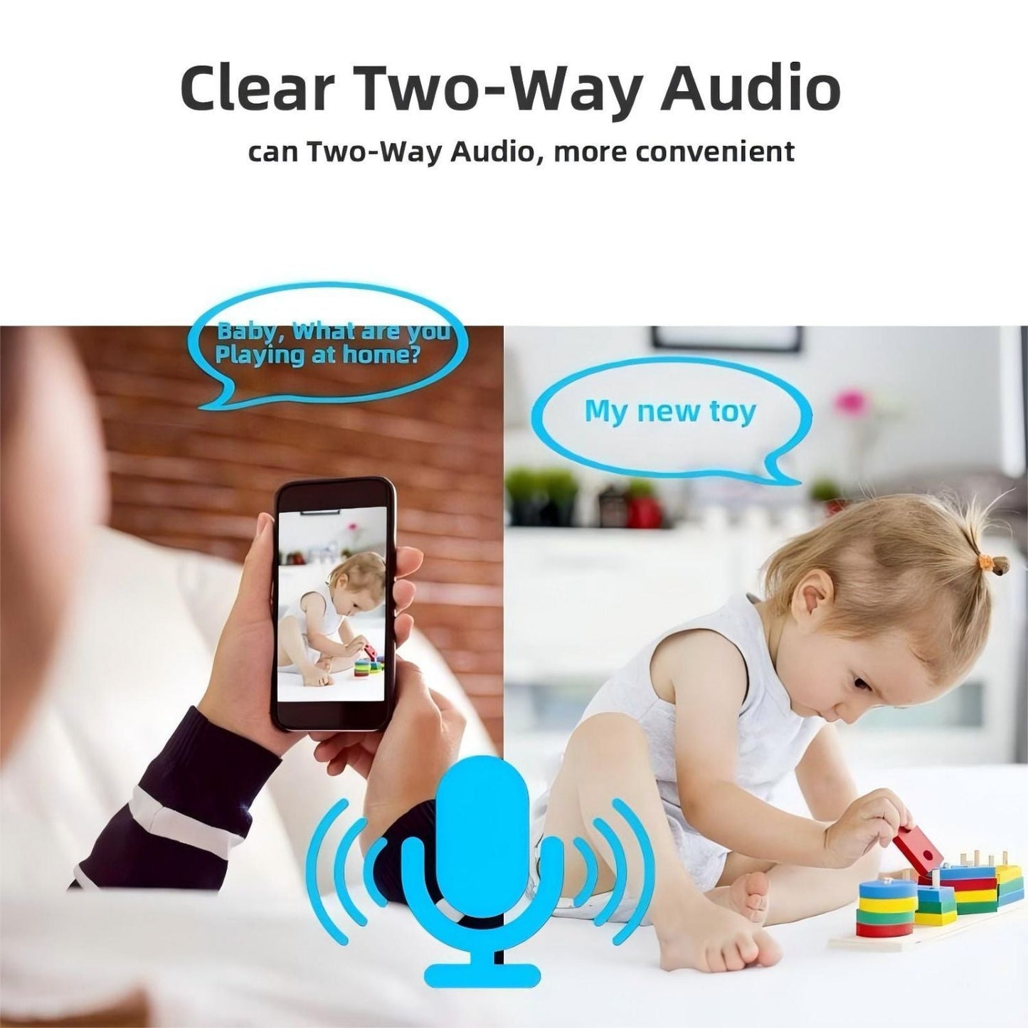 1080P Full-HD Wireless IP Camera with AI Human Detection