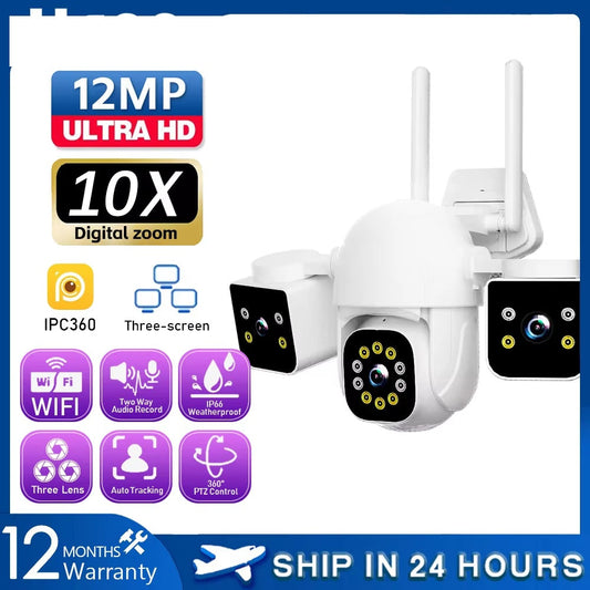 V42 12MP PTZ Security Camera