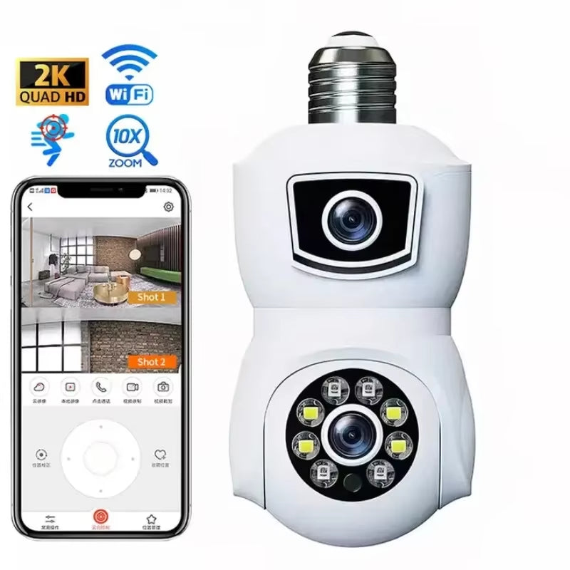 V46 8MP Dual Lens PTZ wireless security cameras