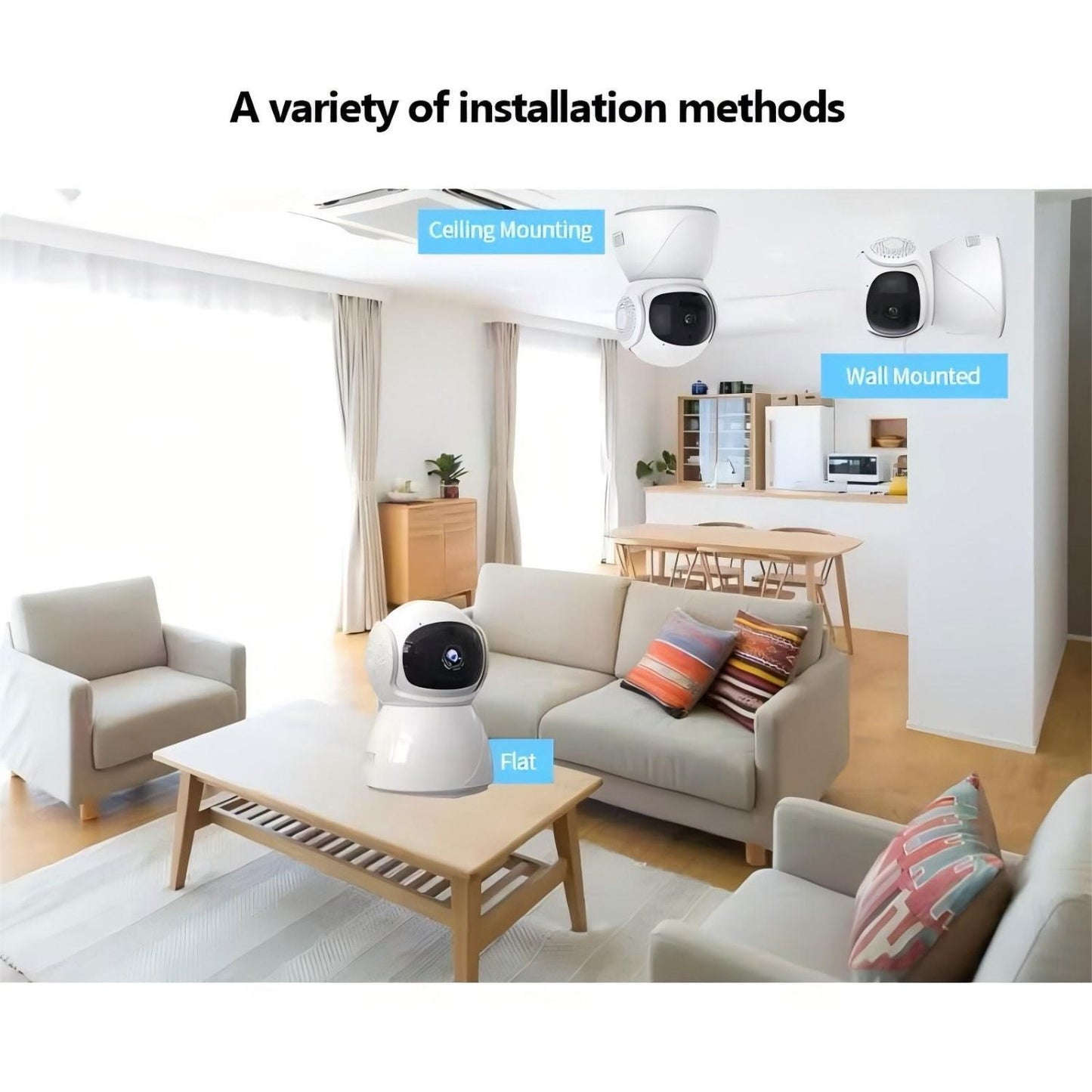 1080P Full-HD Wireless IP Camera with AI Human Detection