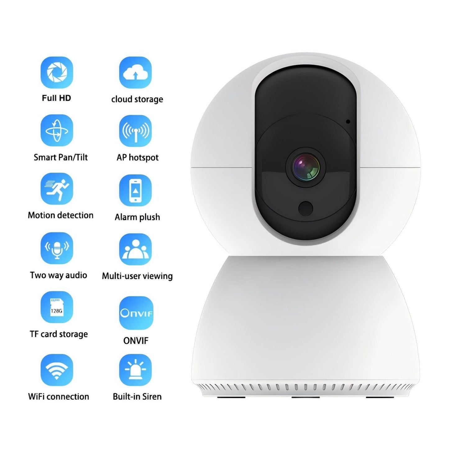 V24 Indoor 1080P Wi-Fi Smart Home Security Camera